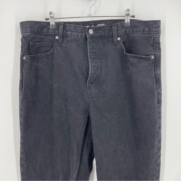 Old Navy Extra‎ High-Waisted Sky-Hi Straight Raw-Hem Jeans size 16 tall - Picture 2 of 10